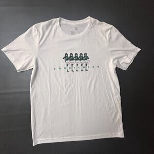 Extracurricular T Shirt Mens Large White Golf Spellout Pin Up Short Sleeve Light